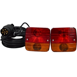 LAMPY TYLNE NA MAGNES ZESTAW 12/24V PRZYCZEPY JAKOŚĆ!!
